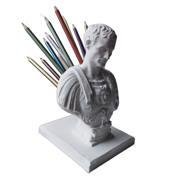 Producto - Lapicero Busto Julio César Apuñalado Decoración Escritorio