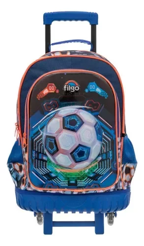 Producto - MOCHILA CARRO FILGO FUTBOL AZUL