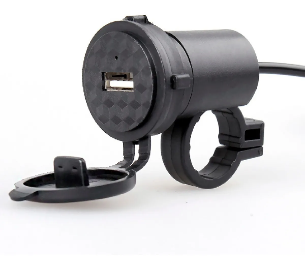 Producto - SALIDA USB MOTO-AUTO CON SOPORTE PARA Y CABLE