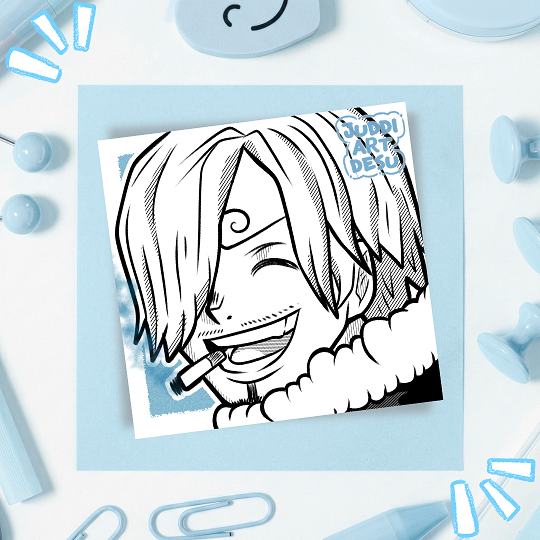 Producto - Sticker Icon Vinsmoke Sanji // One Piece