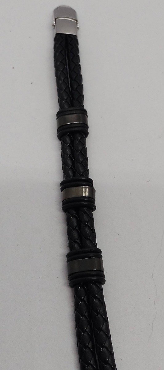 Producto - Pulsera ecocuero trenzado doble