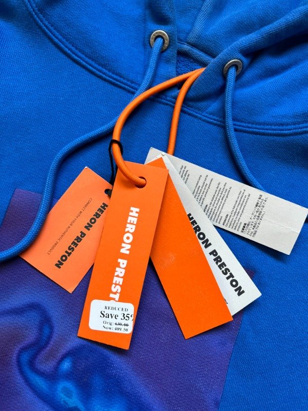 Producto - Heron Preston Blue Thermal Censored FW22 - 8