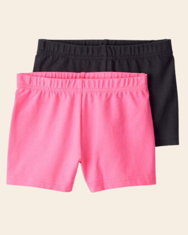 Producto - Pack x2 Shorts niña Carters Rosa y Negro