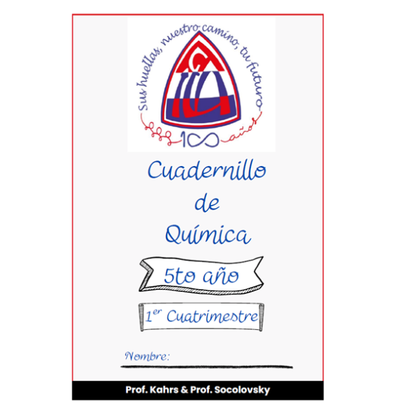 Producto - Físico Química 5to. - Cuadernillo Anual