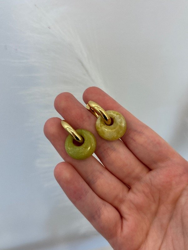 Producto - Argollas Espléndida Jade Verde