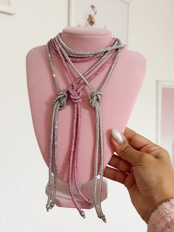 Producto - Choker Lazo Strass Premium (elegir color)