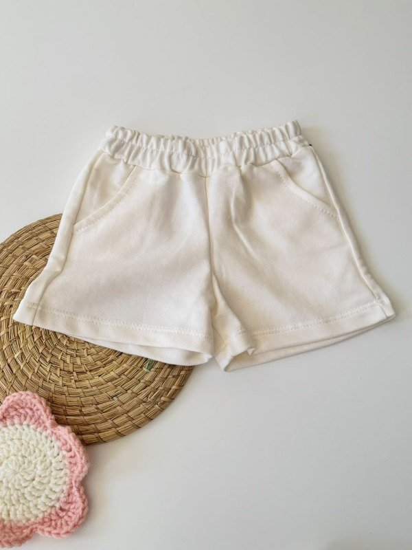 Producto - Short Liso de algodón con bolsillos - 2