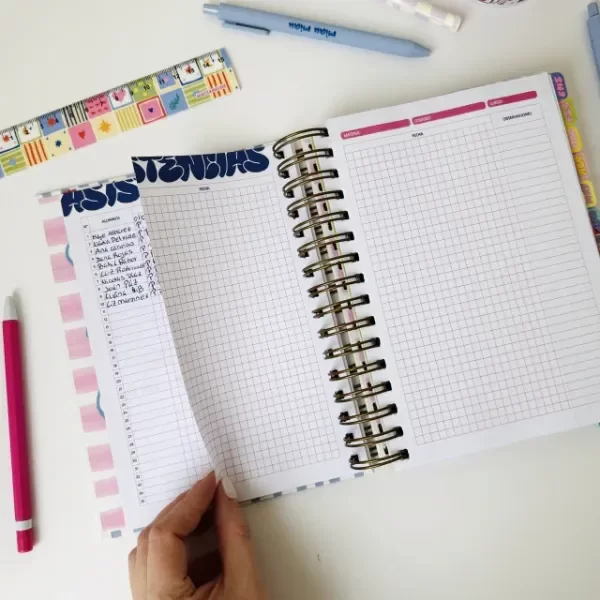 Producto - AGENDA LILAS - Semana a la vista DOCENTE - 2