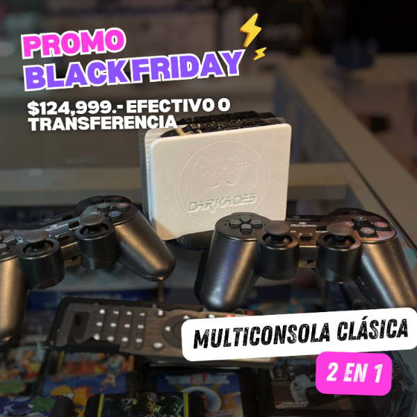 Producto - MULTICONSOLA CLÁSICA 2 EN 1 PROMO BLACK FRIDAY