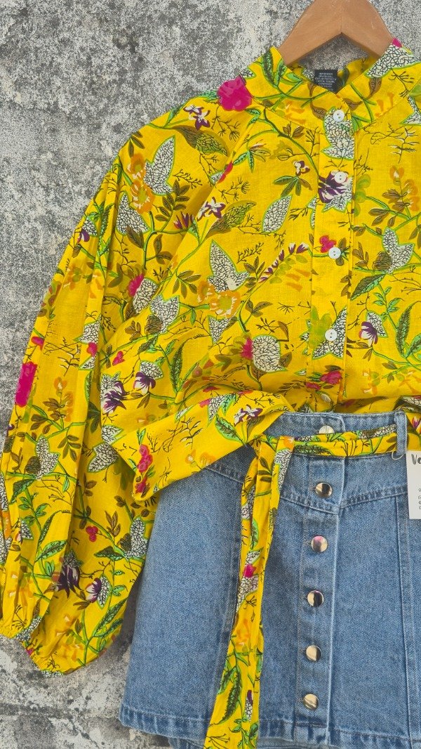 Producto - Camisa Laboni amarillo - 2