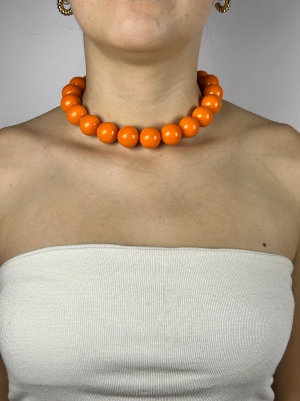 Producto - COLLAR CHICLE NARANJA REGULABLE 2245