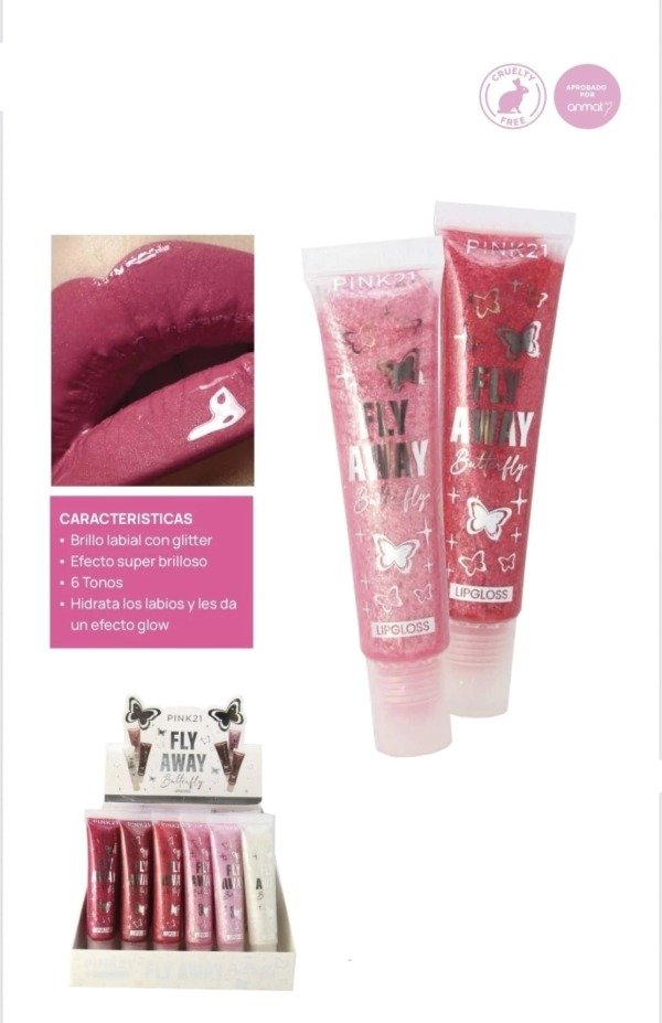Producto - BRILLO LABIAL PINK21