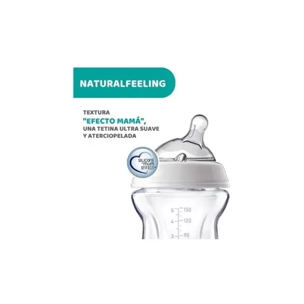 Producto - Chicco - Mamadera Vidrio x 150 - 4