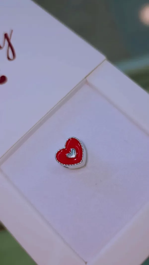 Producto - Charm Corazon esmaltado AB