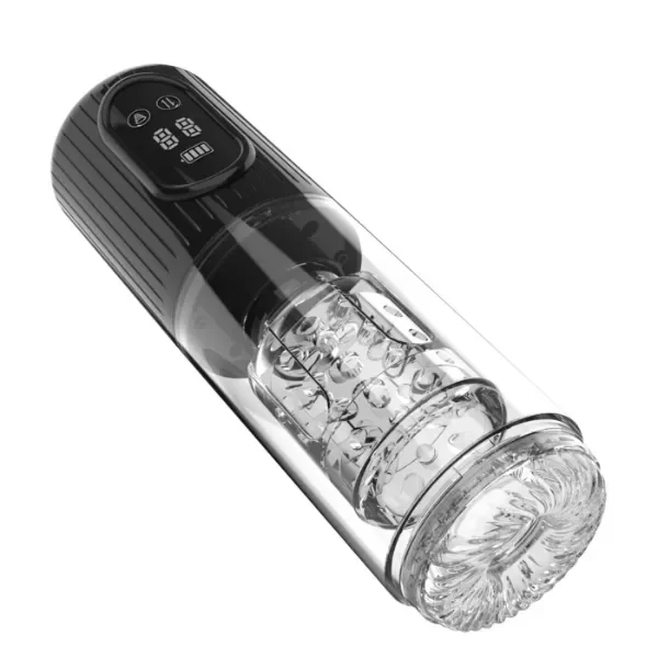 Producto - Masturbador Zycor - con empuje, vibrador y succionador