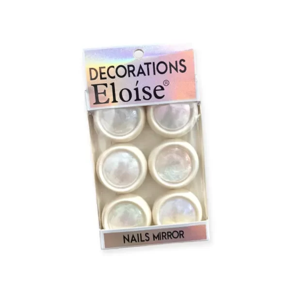 Producto - Set De Polvos Aurora Sólido X6 Tonos Cromo Nail BKF6245