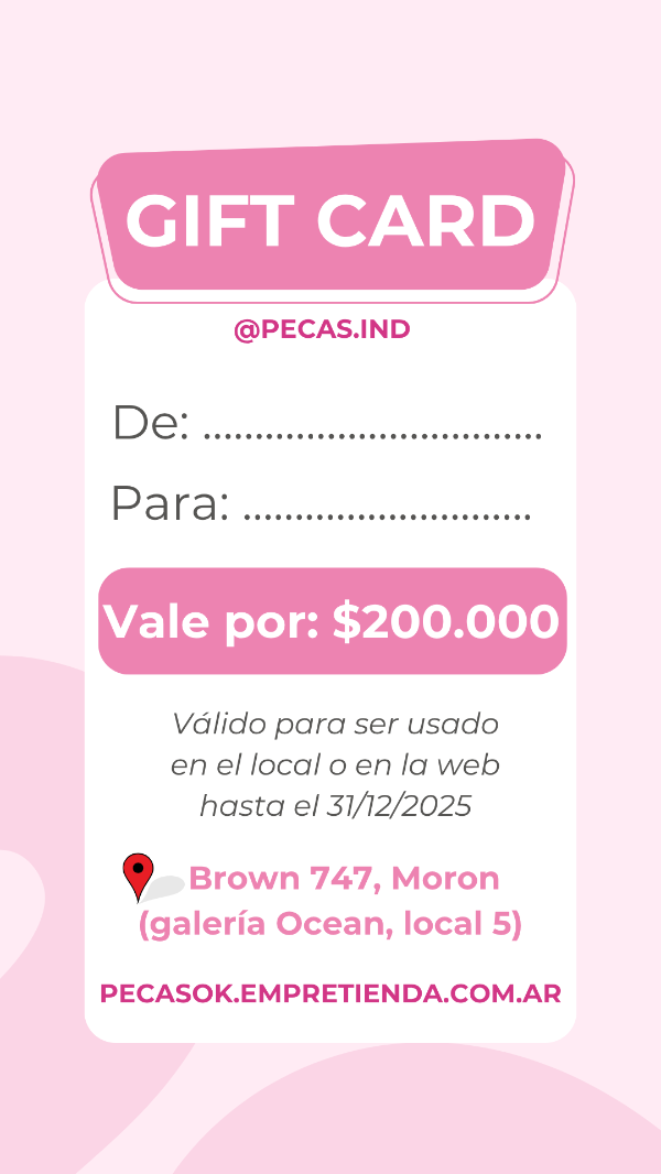 Producto - GIFT CARD 8
