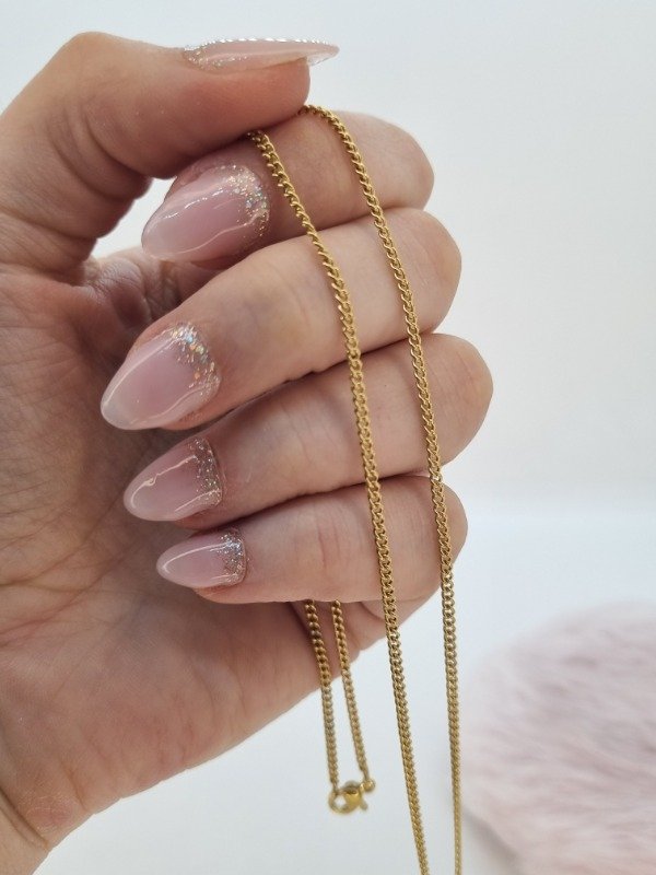 Producto - Cadena acero dorado yxx640 50cm