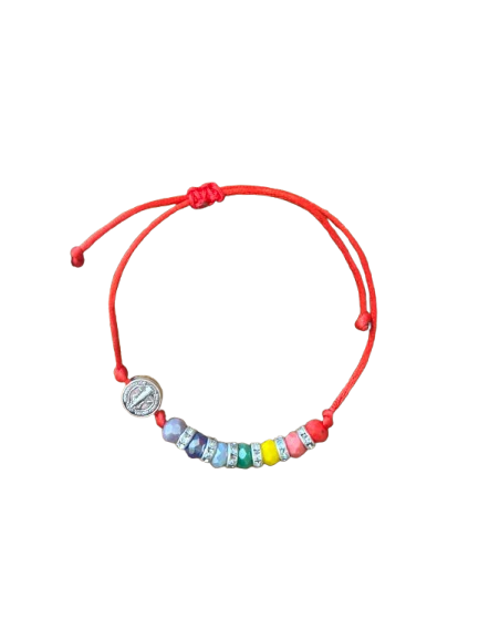 Producto - Pulsera Chakras con dije de san benito