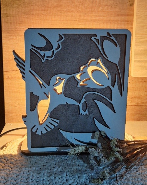 Producto - Lampara MDF "Colibri"