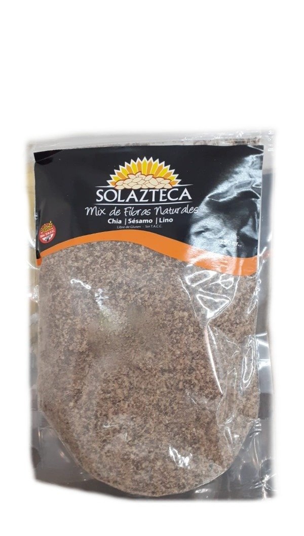 Producto - Mix de fibras naturales Sol Azteca x 250grs. Sin T.A.C.C