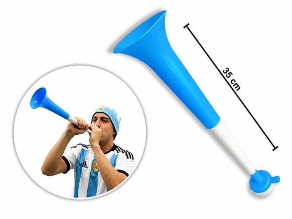 Producto - CORNETA ARGENTINA EXTENSIBLE 35CM 3004 "MUNDIAL"