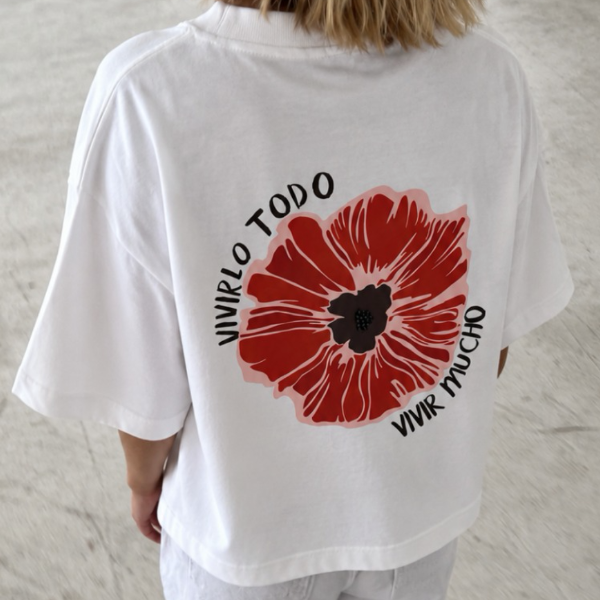 Producto - Remera Vivir (over size) - 0