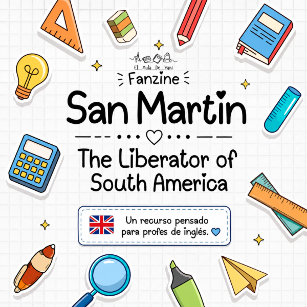 Producto - Fanzine en Inglés: San Martín - The Liberator of South America
