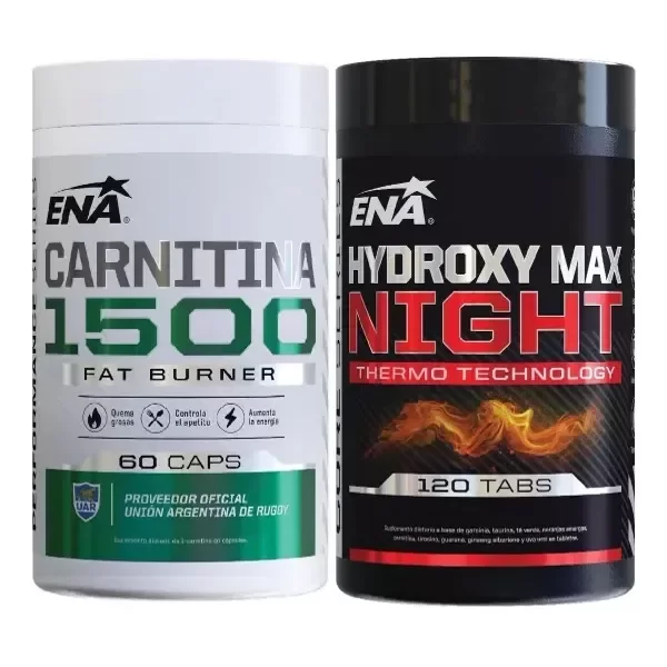 Producto - Rápido Quemador De Grasas Combo Carnitina + Hydroxy Nigh Ena