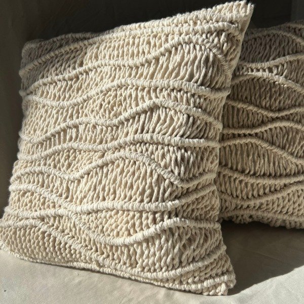 Producto - Almohadón Raíz Blanco