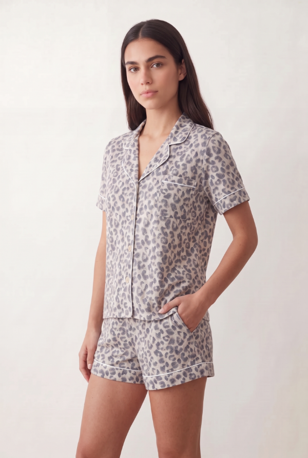 Producto - TANZANIA PIJAMA CAMISA M/C Y SHORT CON BOLSILLOS - 0