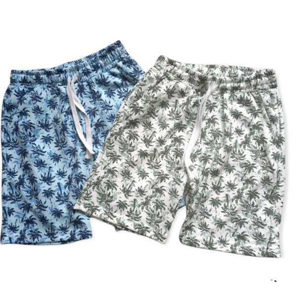 Producto - Bermuda Celeste Palmeras T 10