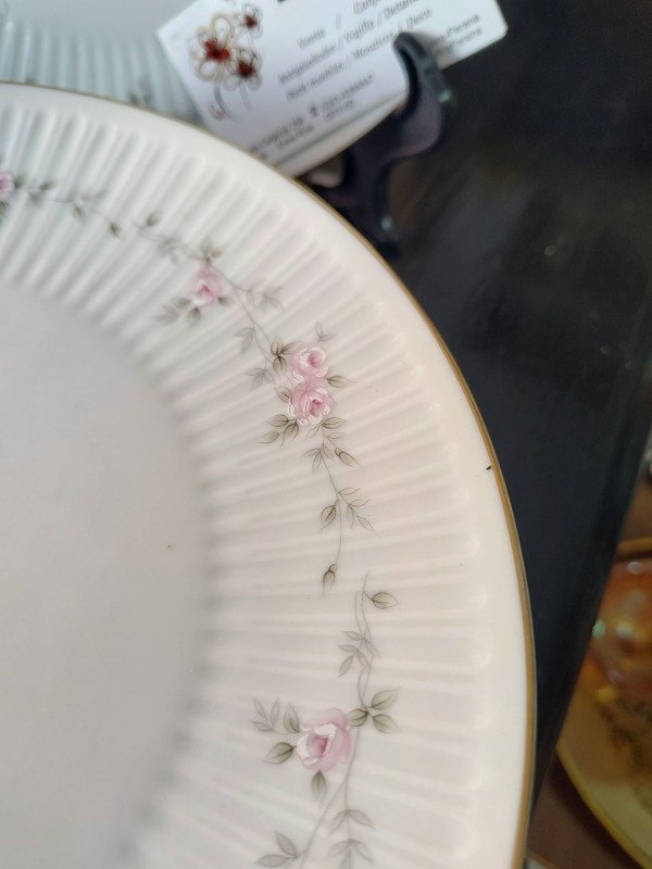 Producto - Plato playo Doble Rosa 24 - 1