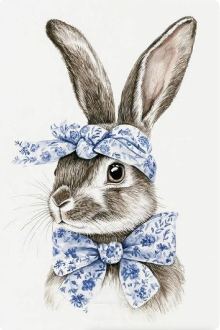 Producto - ESTAMPA Conejo Azul
