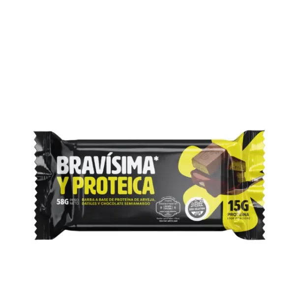Producto - BRAVISIMA PROTEICA arandano y jengibre 58grs - UNIDAD