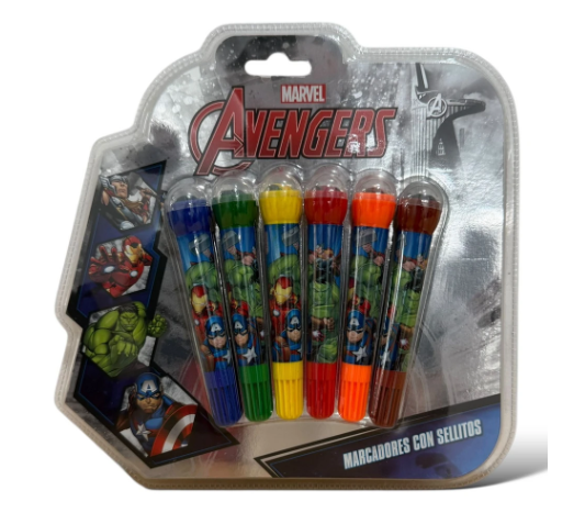 Producto - Fibras + sellos AVENGERS
