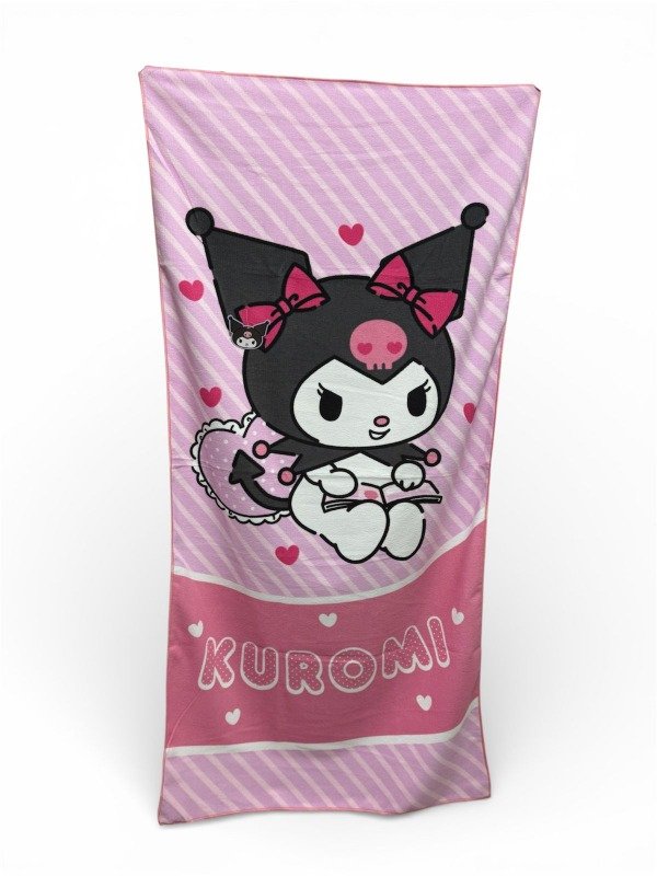 Producto - Toallon de microfibra secado rapido Sanrio Kuromi