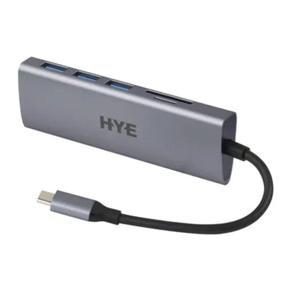 Producto - HYE HUB HYEHU52 - 5 Portas - USB-C - Gris