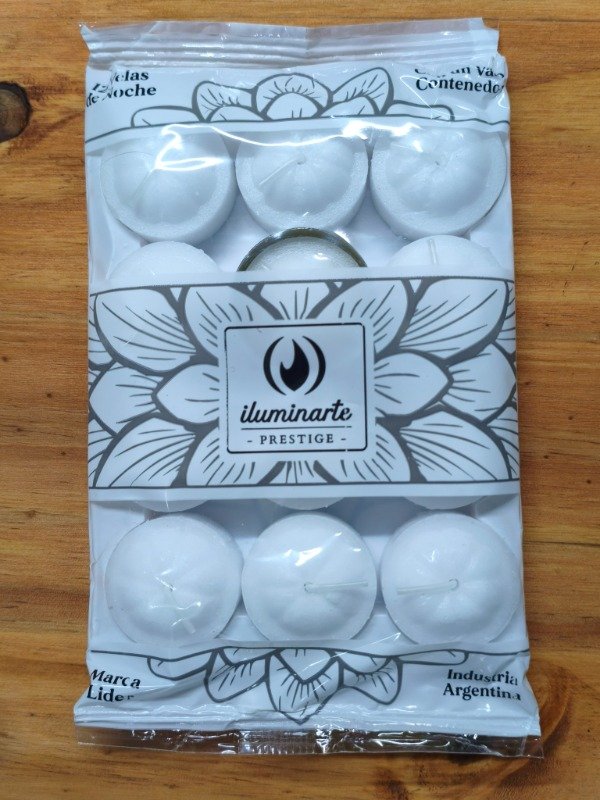 Producto - Vela de noche blanca x 12