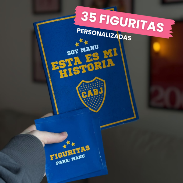Producto - ÁLBUM DE FIGURITAS personalizado Boca - 0