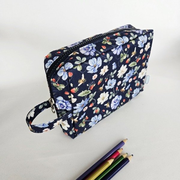 Producto - Estuche Fini,  flor azul
