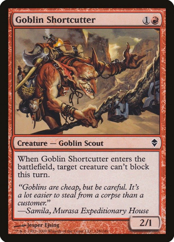 Producto - Goblin Shortcutter  Zendikar