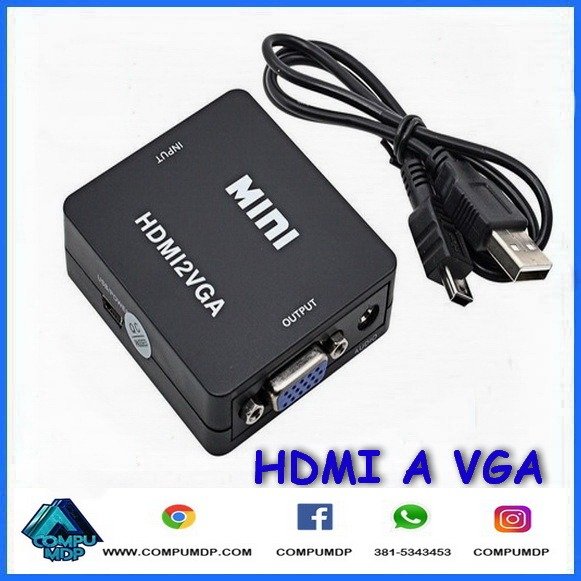 Producto - ADAPTADOR HDMI A VGA..