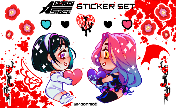 Producto - Sticker set Alien stage