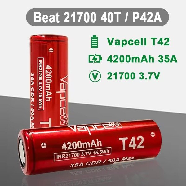 Producto - BATERIA VAPCELL 21700 T42
