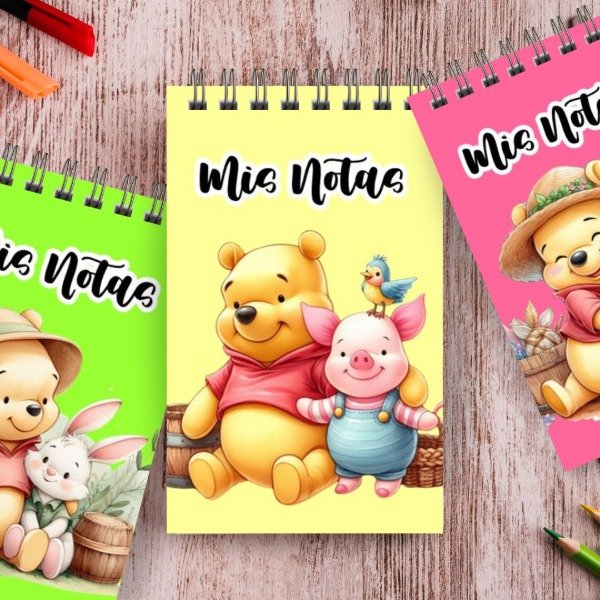 Producto - ANOTADORES A6 WINNIE POOH