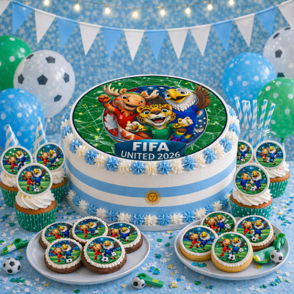 Producto - LAMINA COMESTIBLE MUNDIAL 2026 REDONDA 1