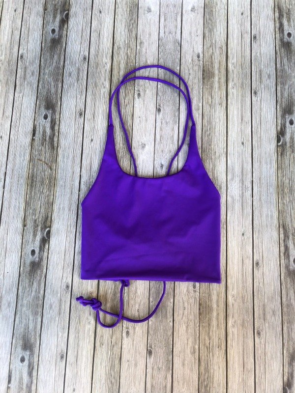 Top regulables violeta azulado — imagen 2