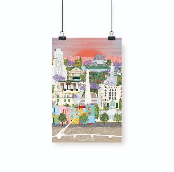 Producto - Lámina BSAS - Ana Laura Perez - 20x30cm