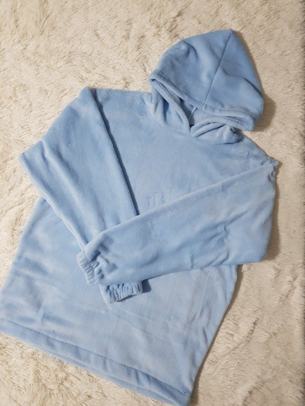 Producto - Maxi Buzo Polar Soft Celeste